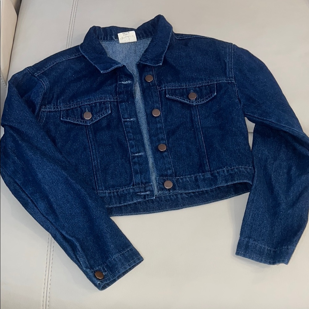 Chico's Dark Blue Jean Jacket